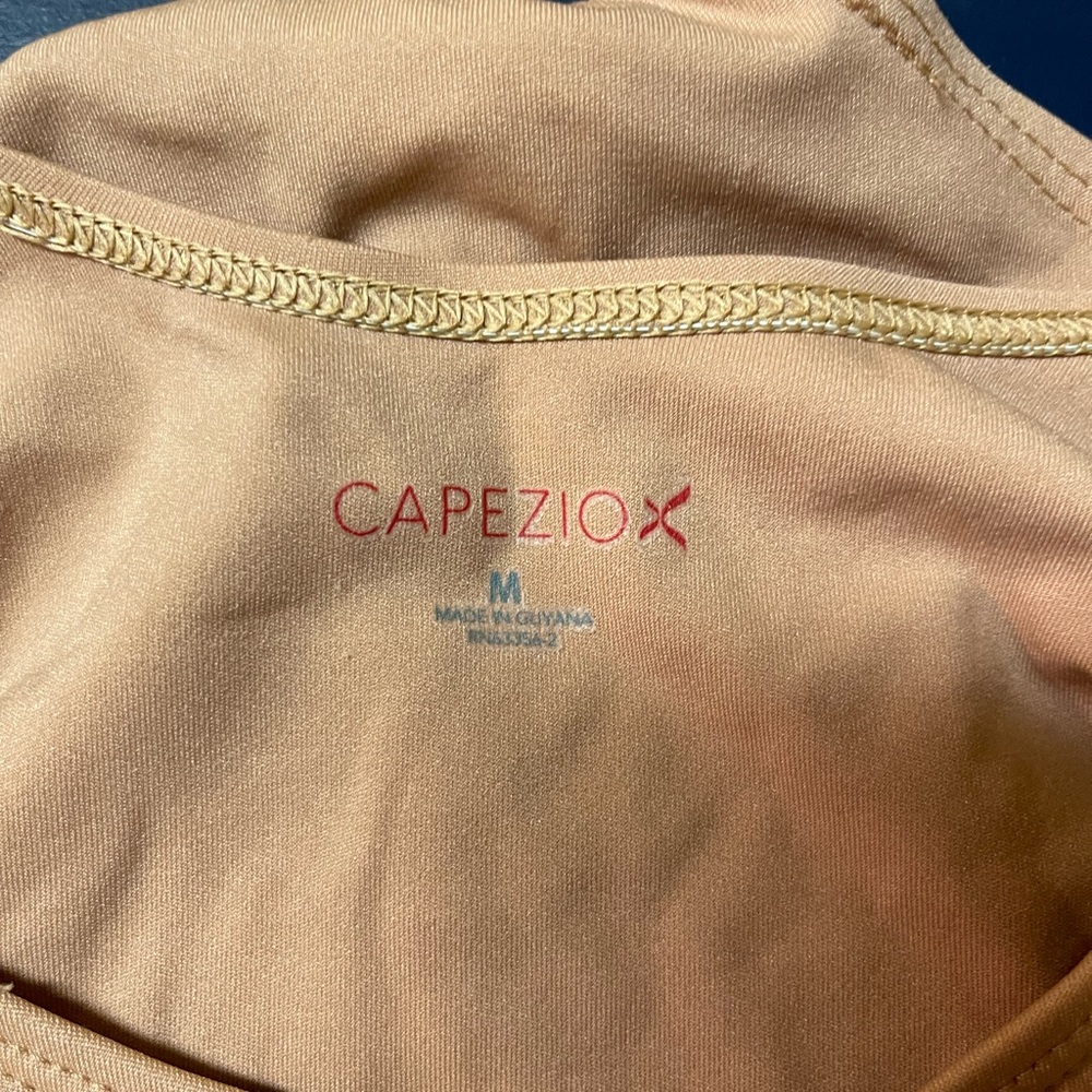 Capezio leotard light suntan M